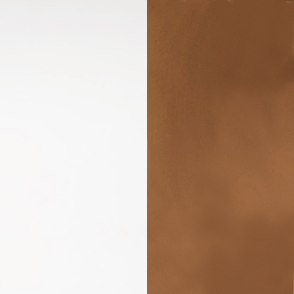 Copper bronze / white