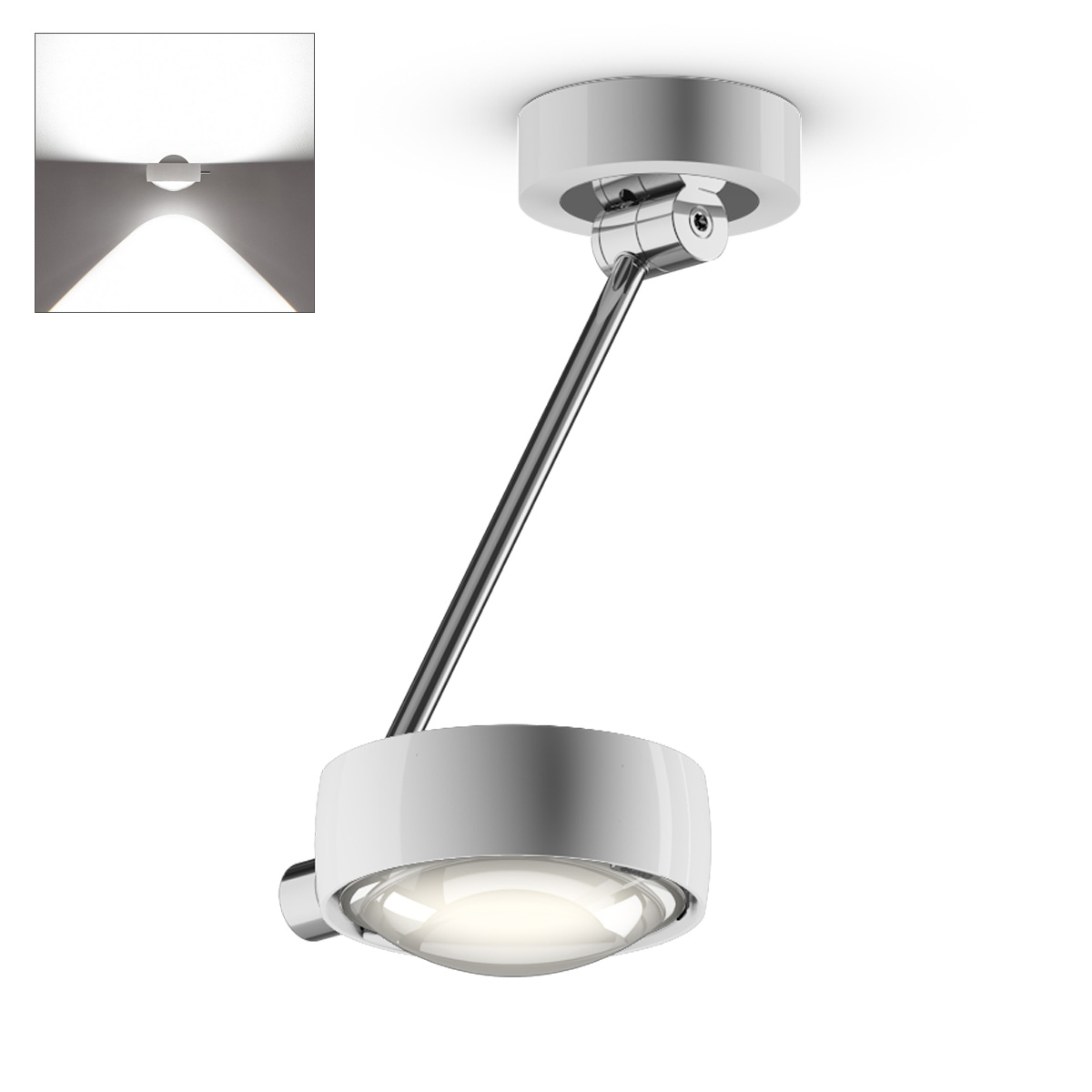 Sento E soffitto singolo up LED Deckenleuchte, 30 cm, 2700 K