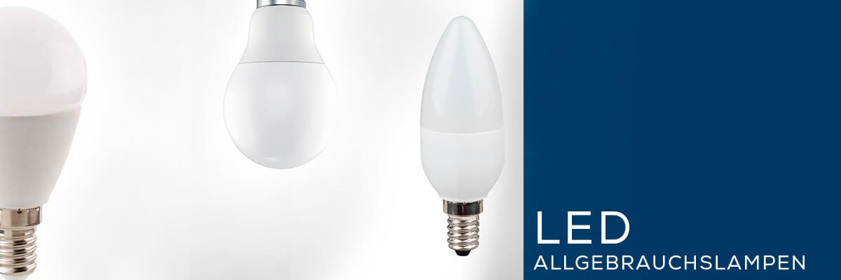 Kategoriebanner Leuchtmittel LED Allgebrauchslampen