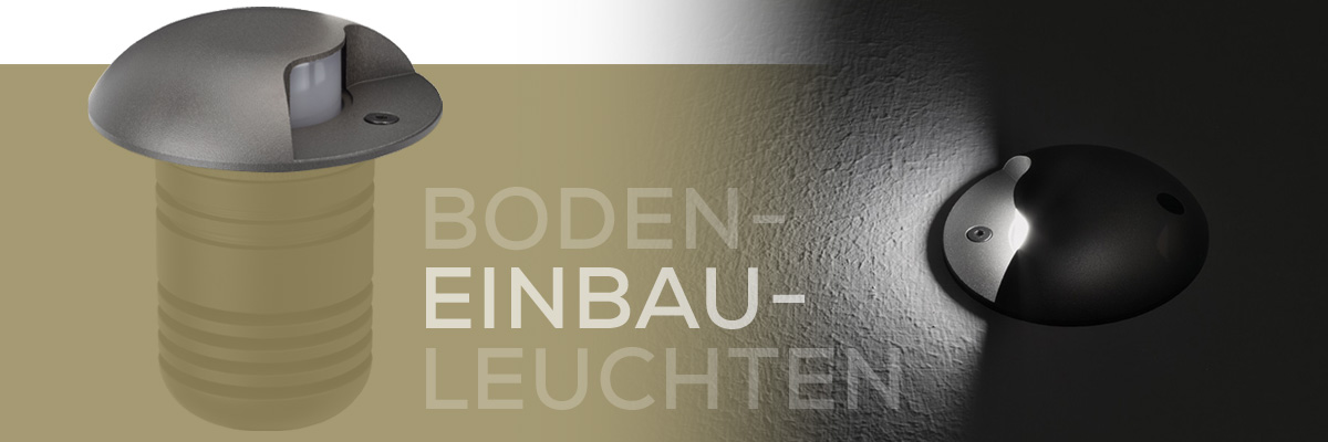 Kategoriebanner Bodeneinbauleuchten outdoor