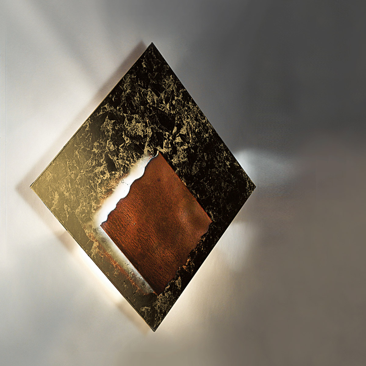 Piastra QM LED Wandleuchte, 50 x 50 cm