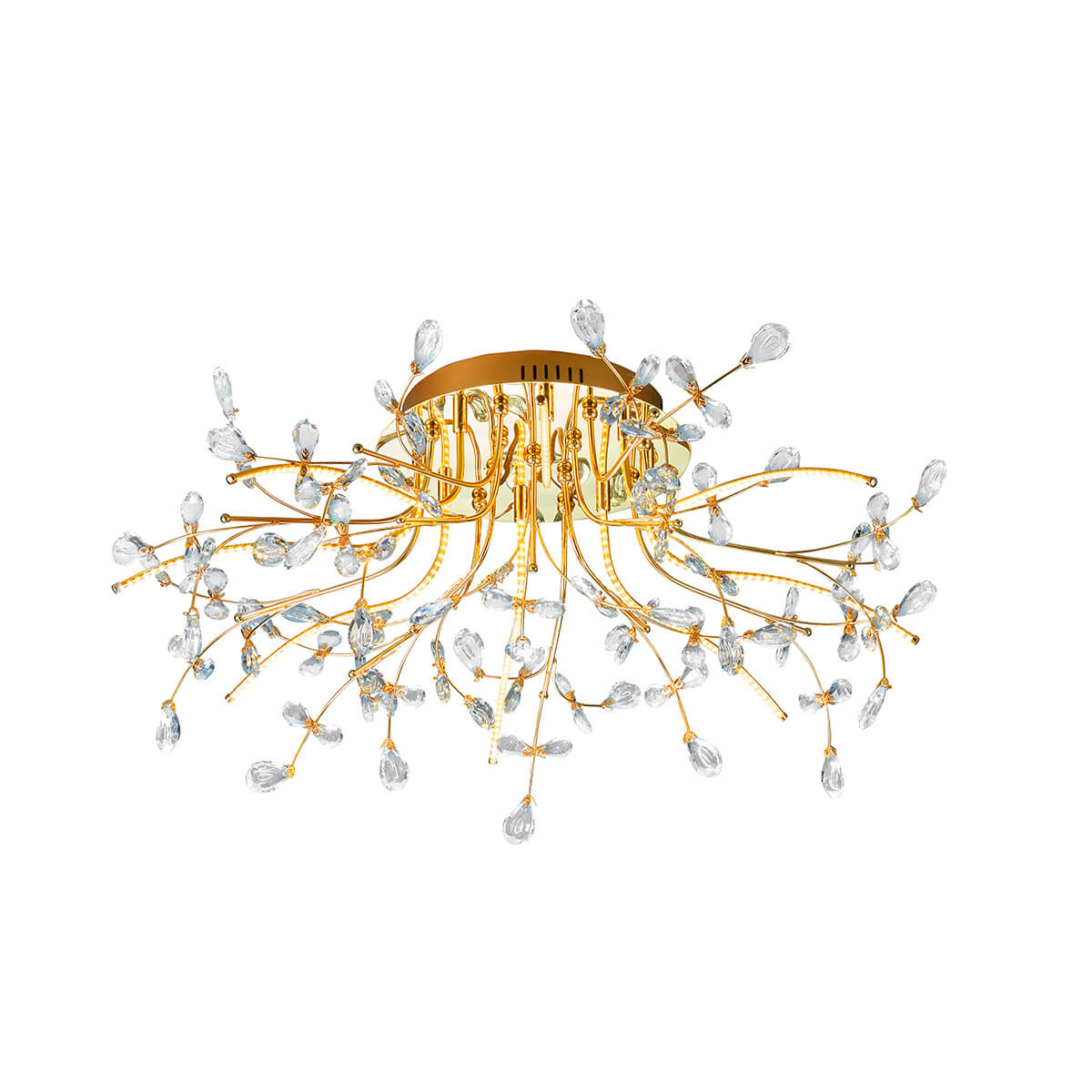 Crystal LED Deckenleuchte, Ø: 77 cm