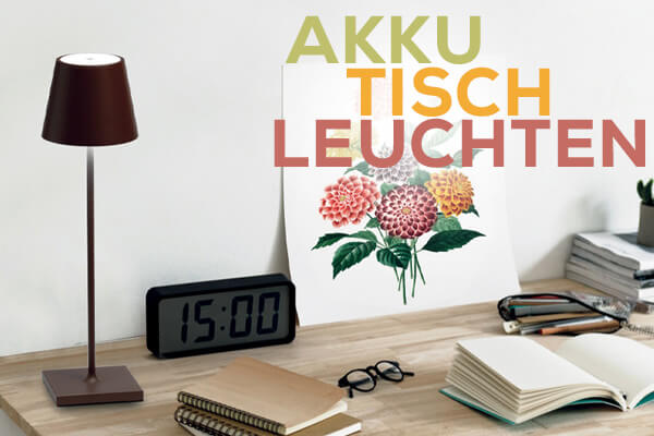 Kategoriebanner Akkutischleuchten