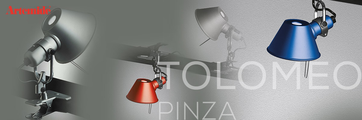 Kategoriebanner Marke Artemide Tolomeo Pinza