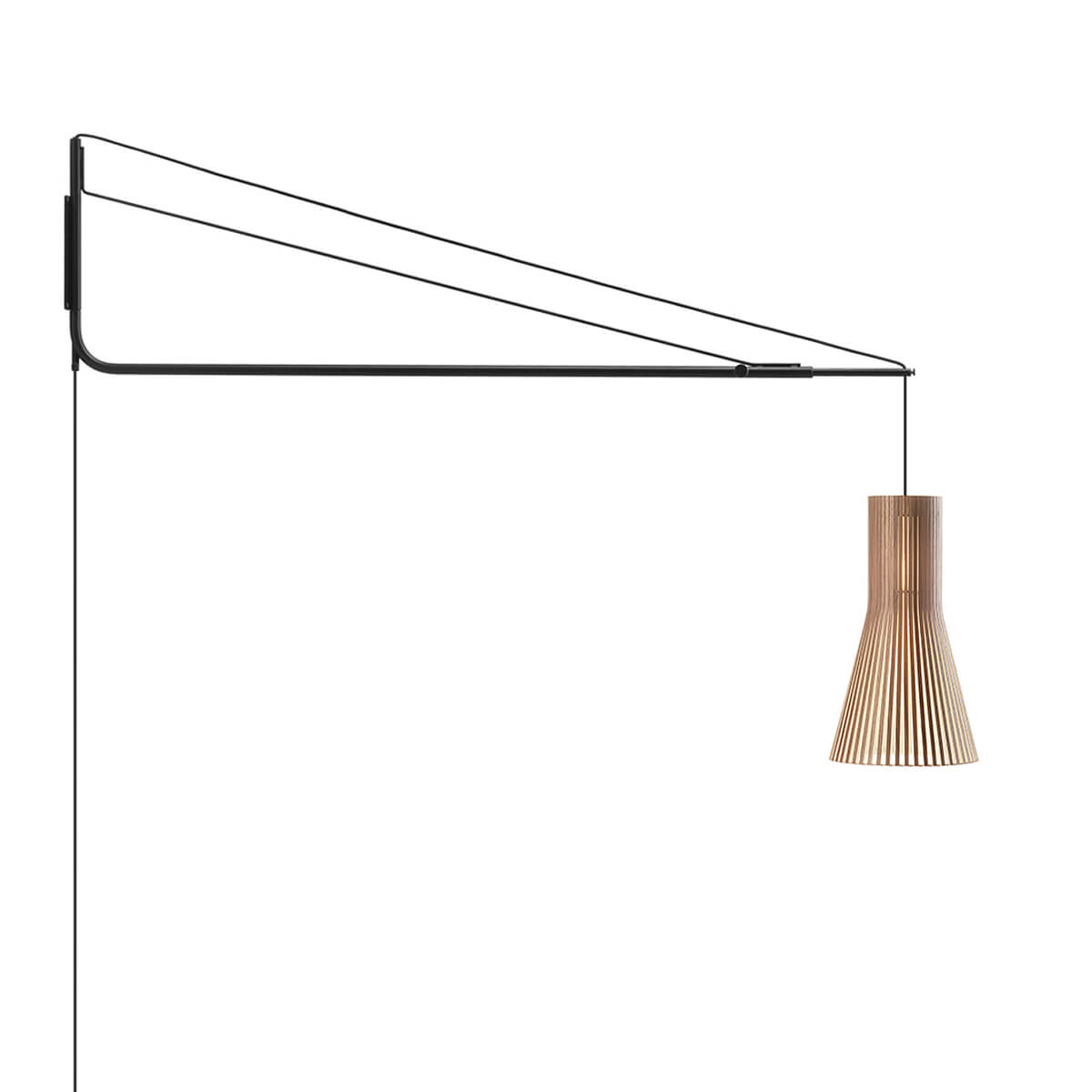 black, shade: walnut veneer