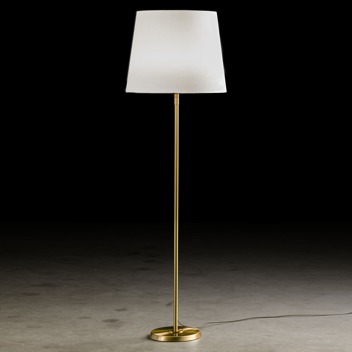 Messing matt, Chintz weiß