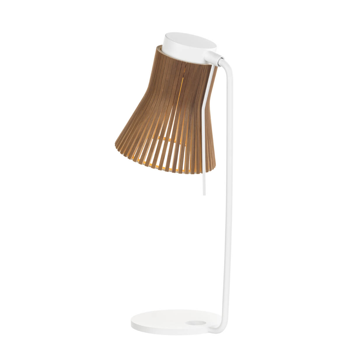 white, shade: Walnut veneer