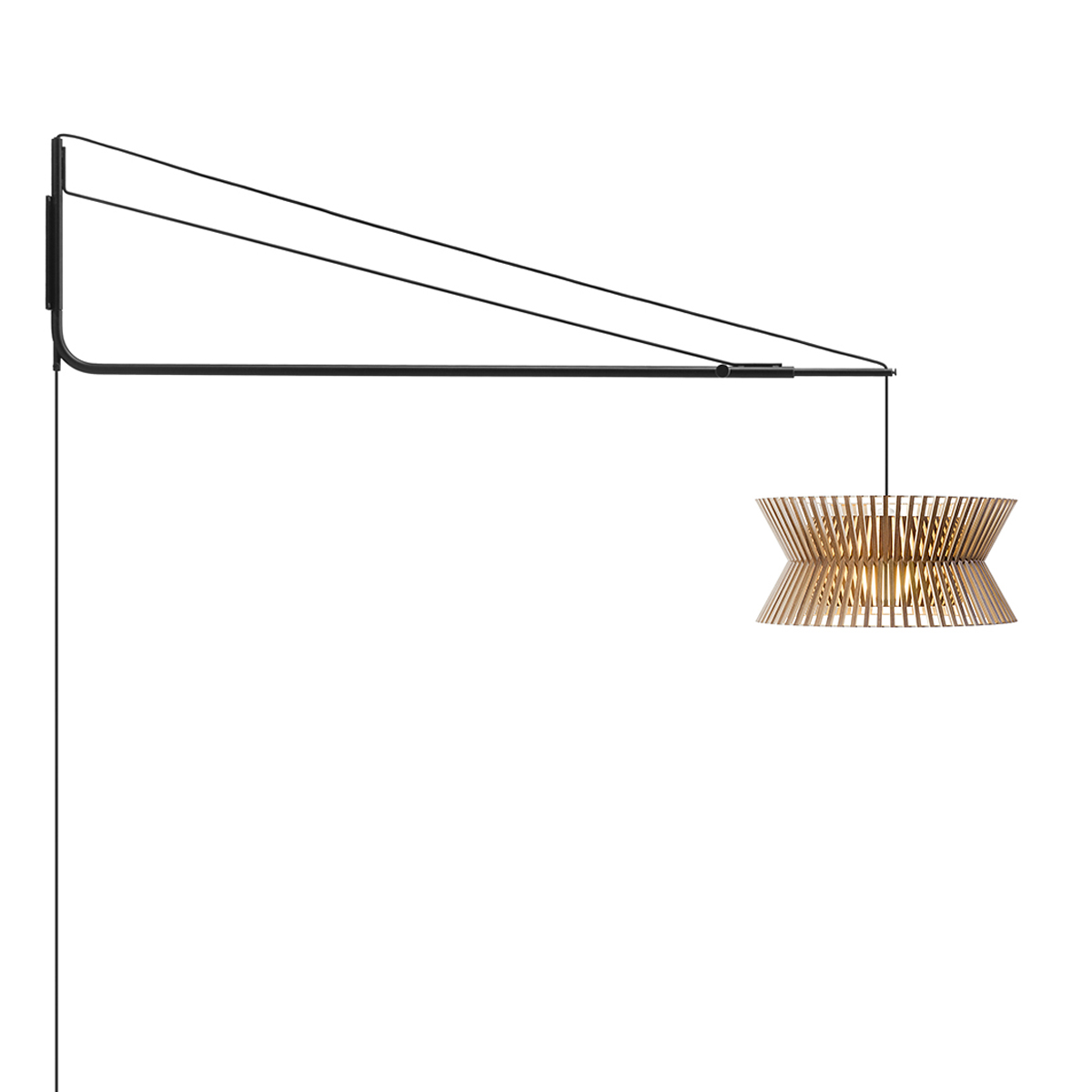 black, shade: walnut veneer