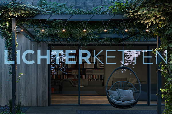 Kategoriebanner dekorative Lichterketten Outdoor