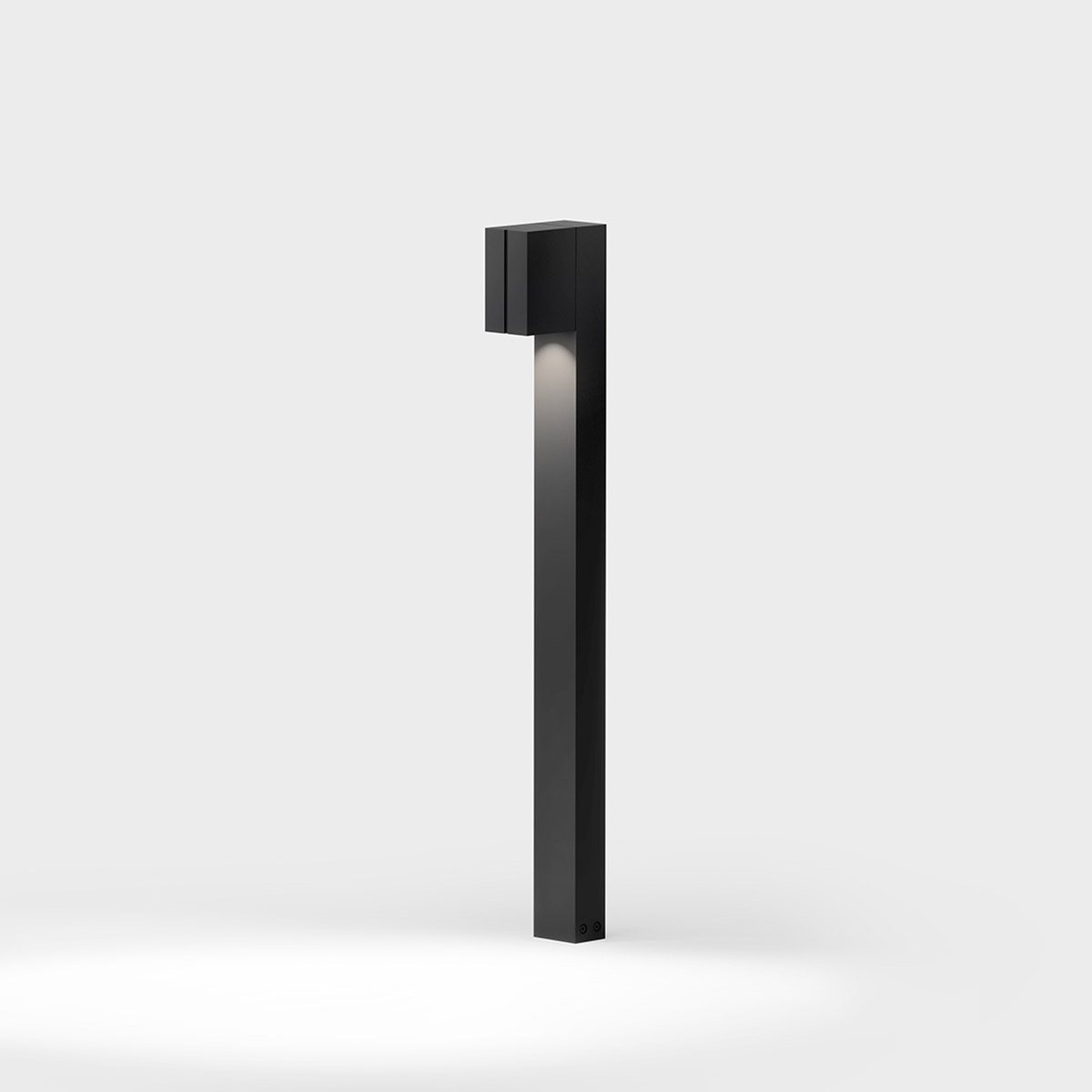 deep black (black), with soil piece