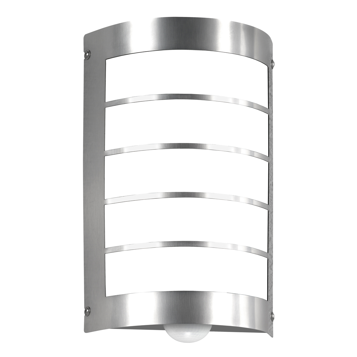 Stainless steel, with motion detector