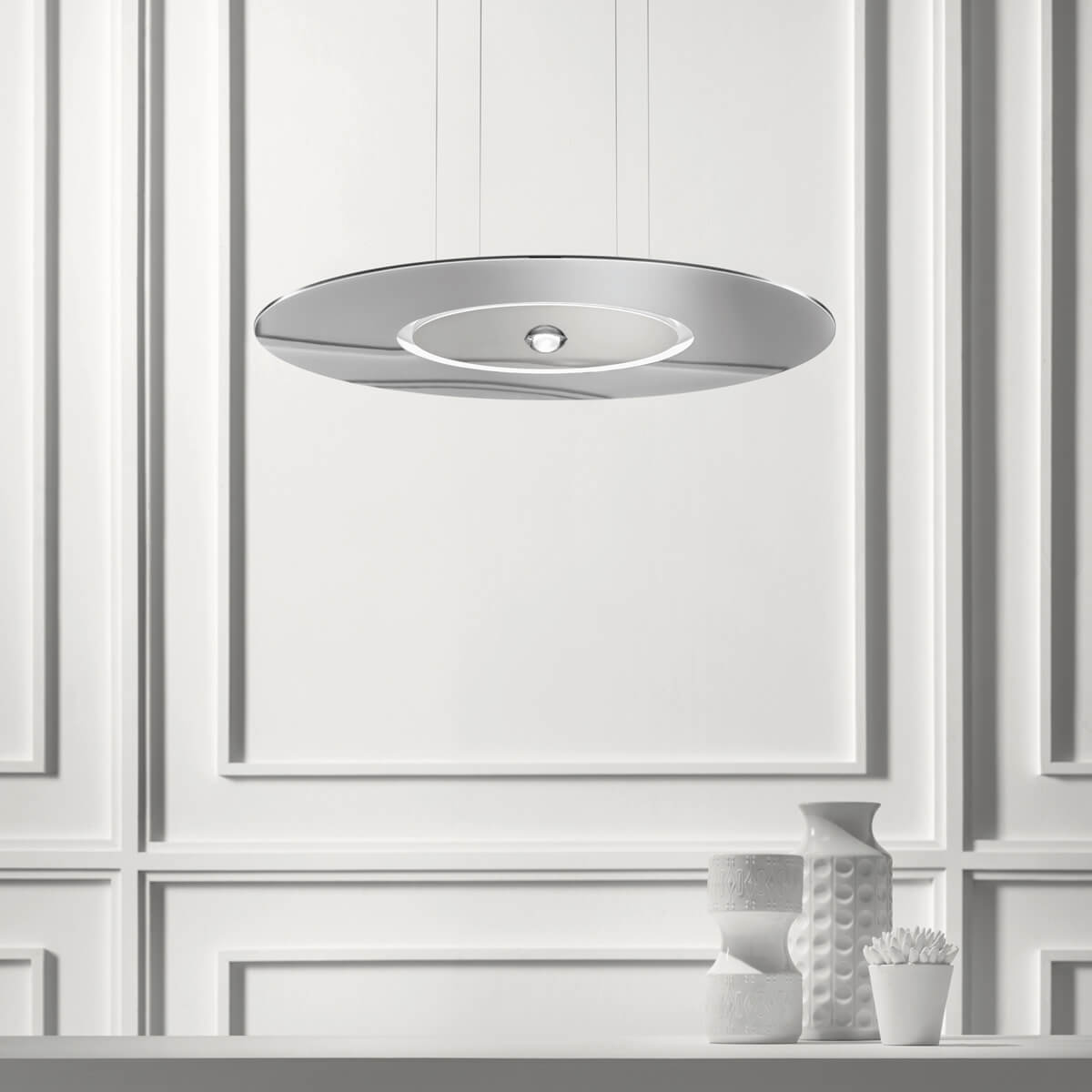 Chrome / polished stainless steel