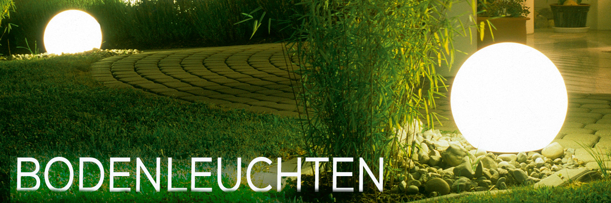 Kategoriebanner Bodenleuchten outdoor