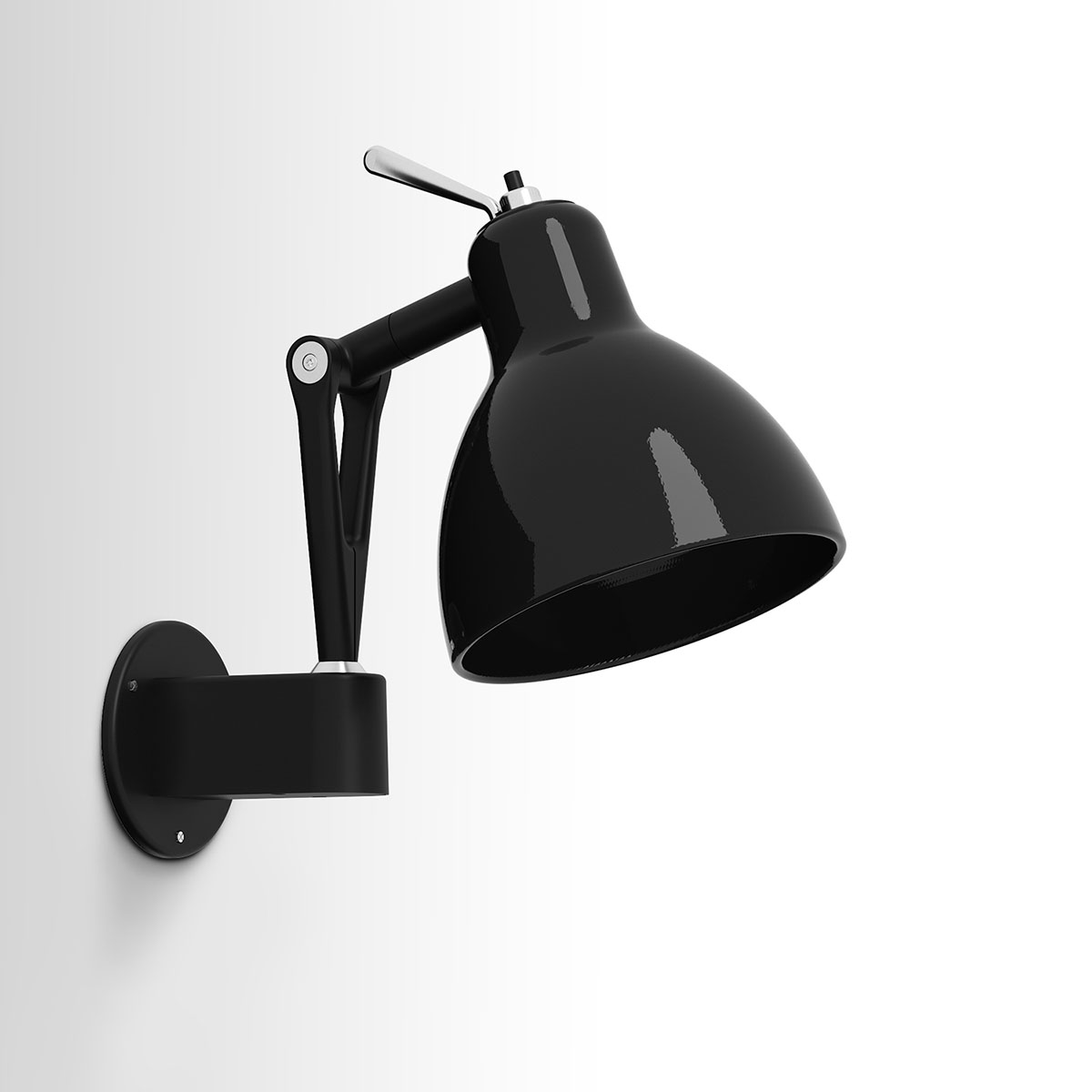 Frame: black matt: shade: black glossy