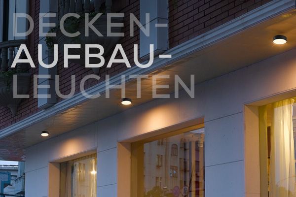 Kategoriebanner Deckenaufbauleuchten Outdoor
