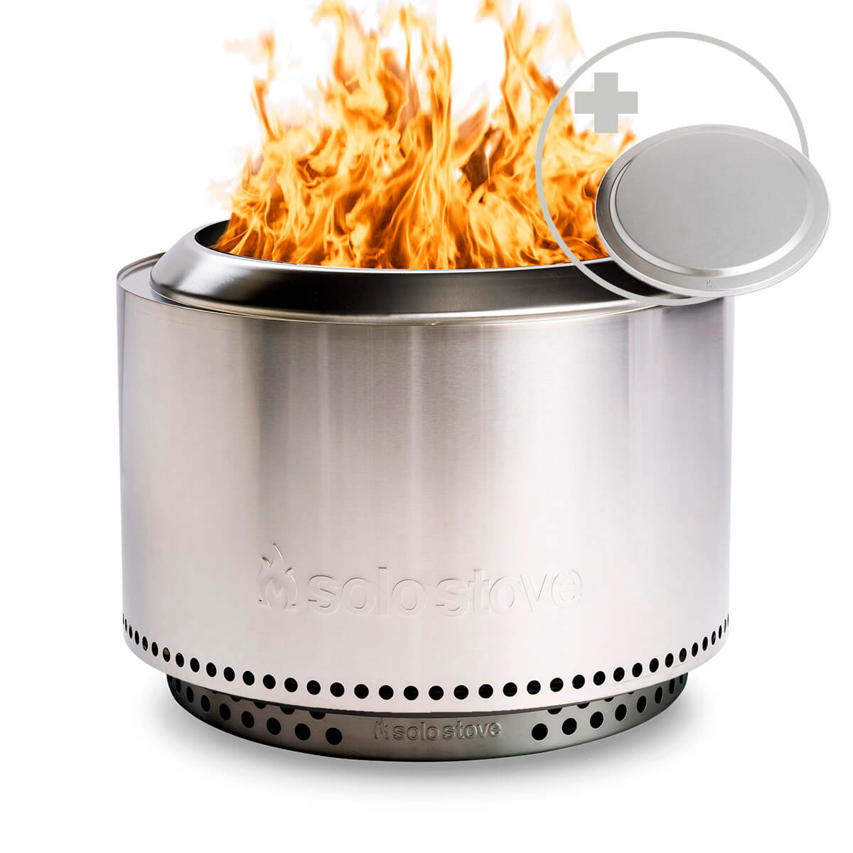 Yukon 2.0 Feuerschale mit Standfuß, inkl. Deckel