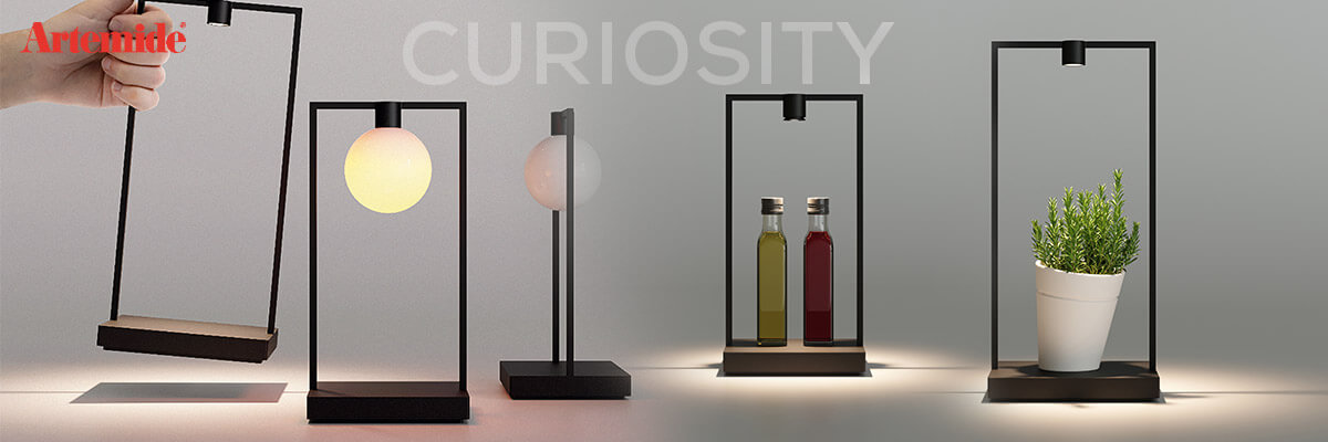 Kategoriebanner Marke Artemide Curiosity