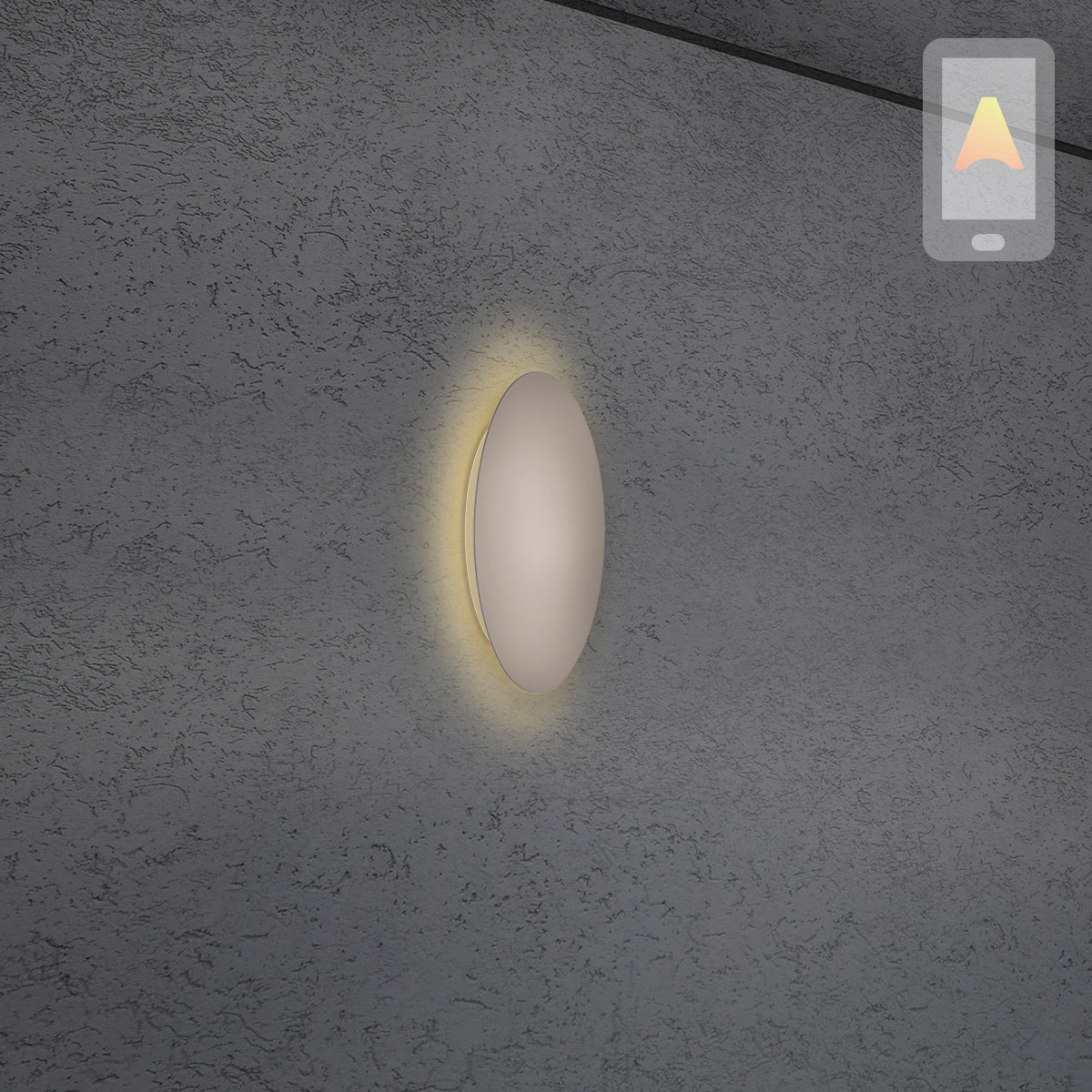 Blade Mini LED Wand- / Deckenleuchte, Ø: 18 cm, mit Casambi-Modul