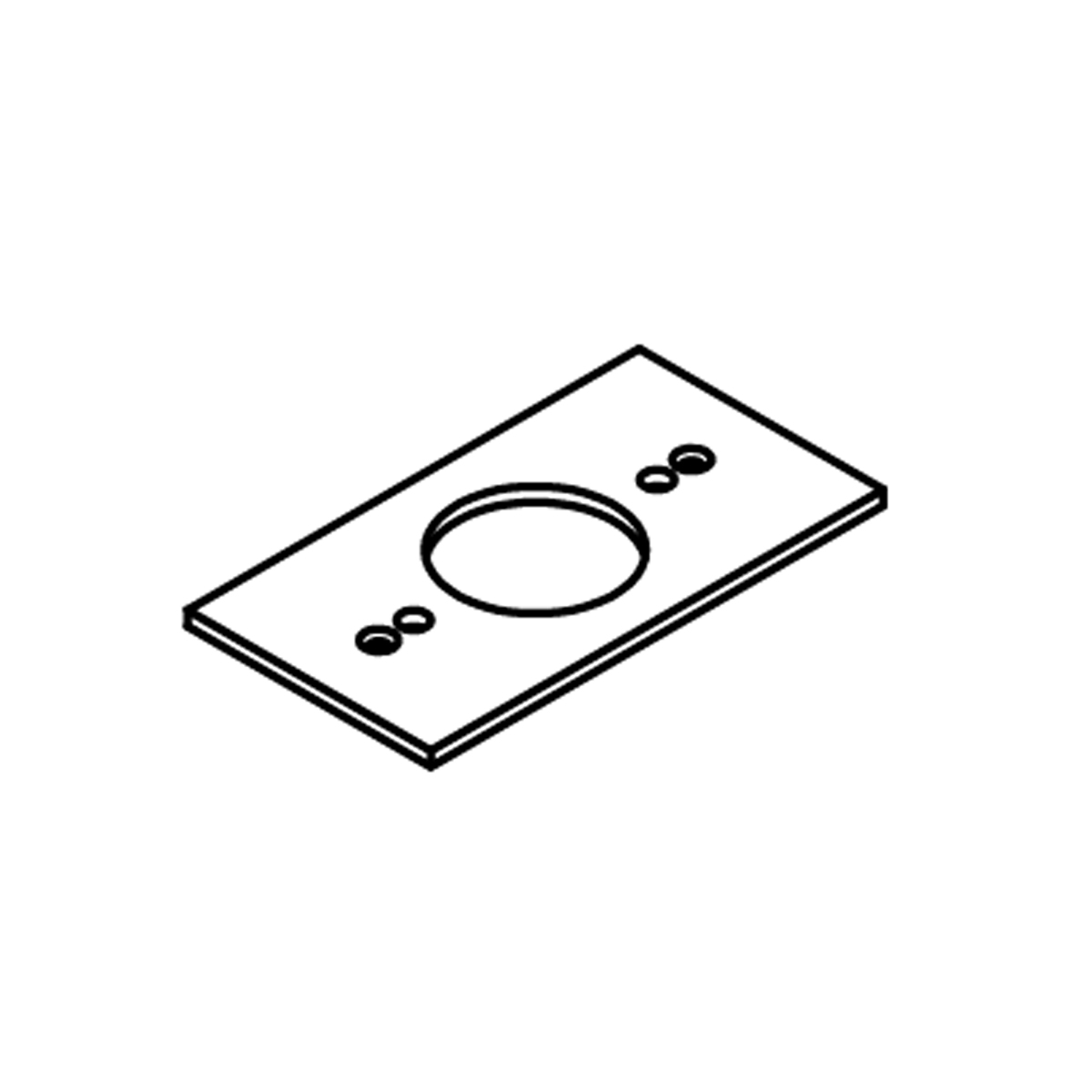 Tendo Adapterplatte für A29912 Tendo Pollerleuchte