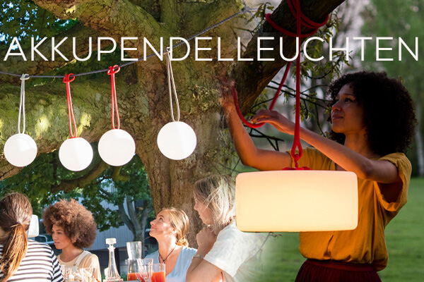 Kategoriebanner Akkupendelleuchten Outdoor