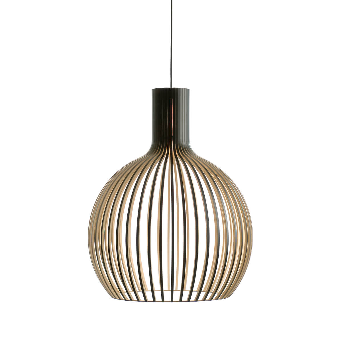 schwarz laminiert, Kabel: schwarz