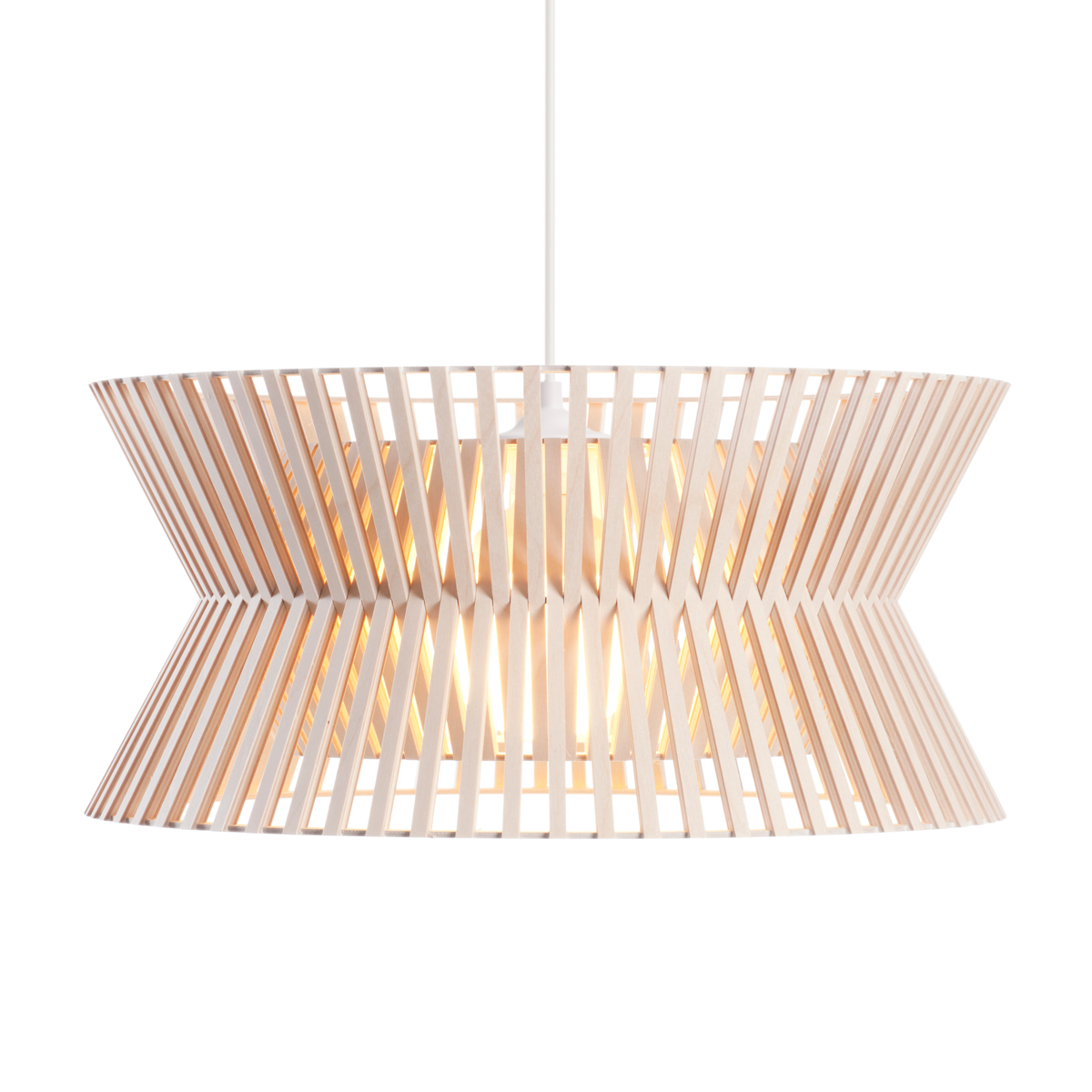 Natural birch, cable: white