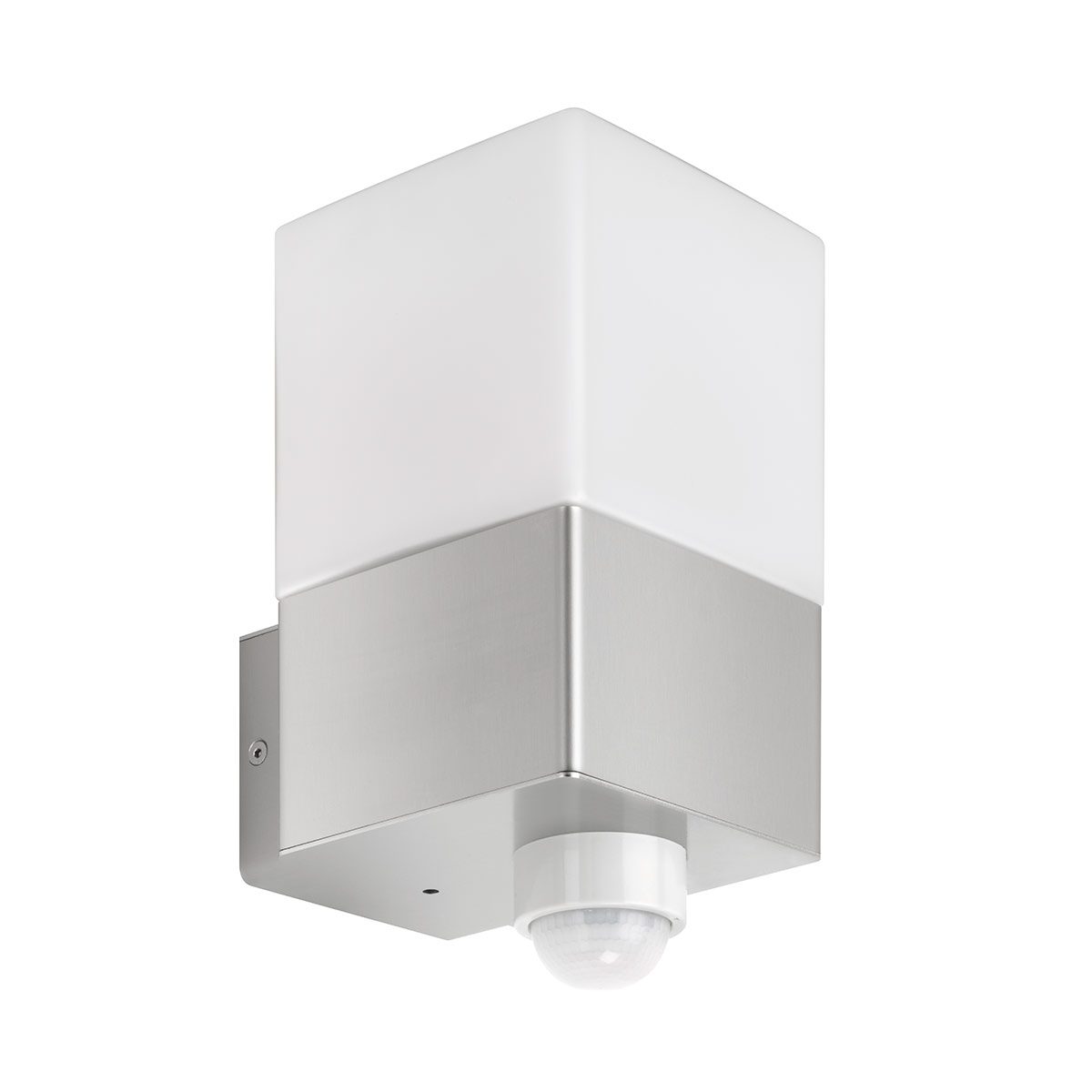 Edelstahl, mit Bewegungsmelder