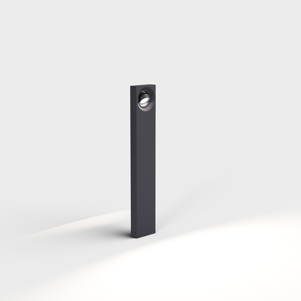 deep black (black), with soil piece