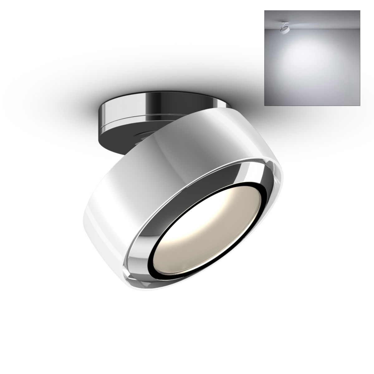 Più R alto Volt B Deckenstrahler, 3000 K