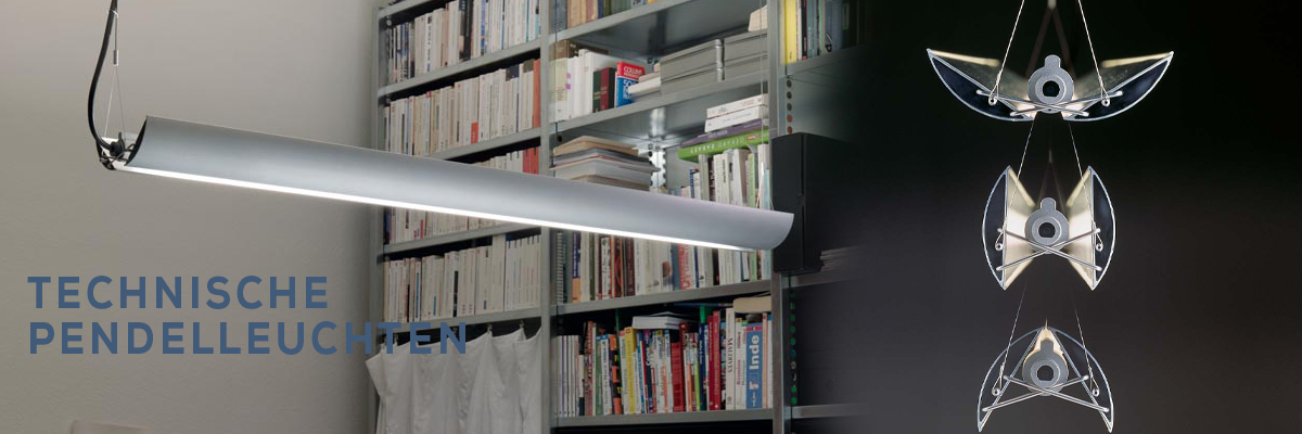 Kategoriebanner gewerbliche technische Pendelleuchten