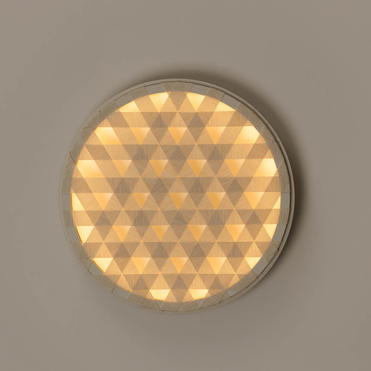 Ø: 61.4 cm, wood / mink-colored