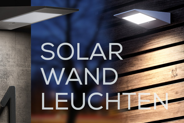 Kategoriebanner Solarwandleuchten