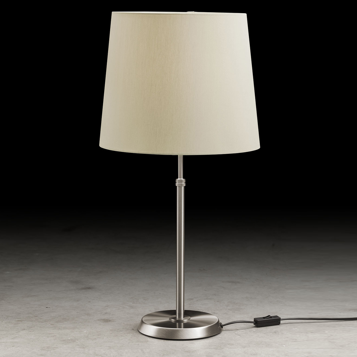 Matt nickel, chintz champagne