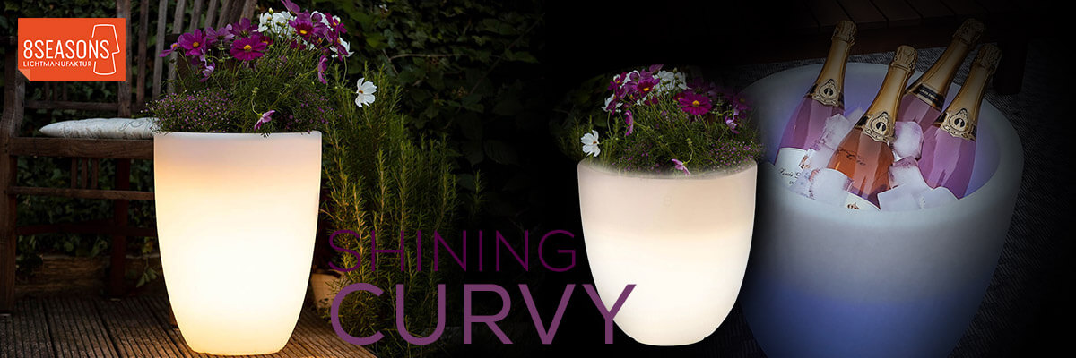 Kategoriebanner Marke 8 seasons design shining curvy pot