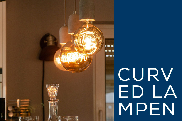 Kategoriebanner dekorative Leuchtmittel Curved Lampen