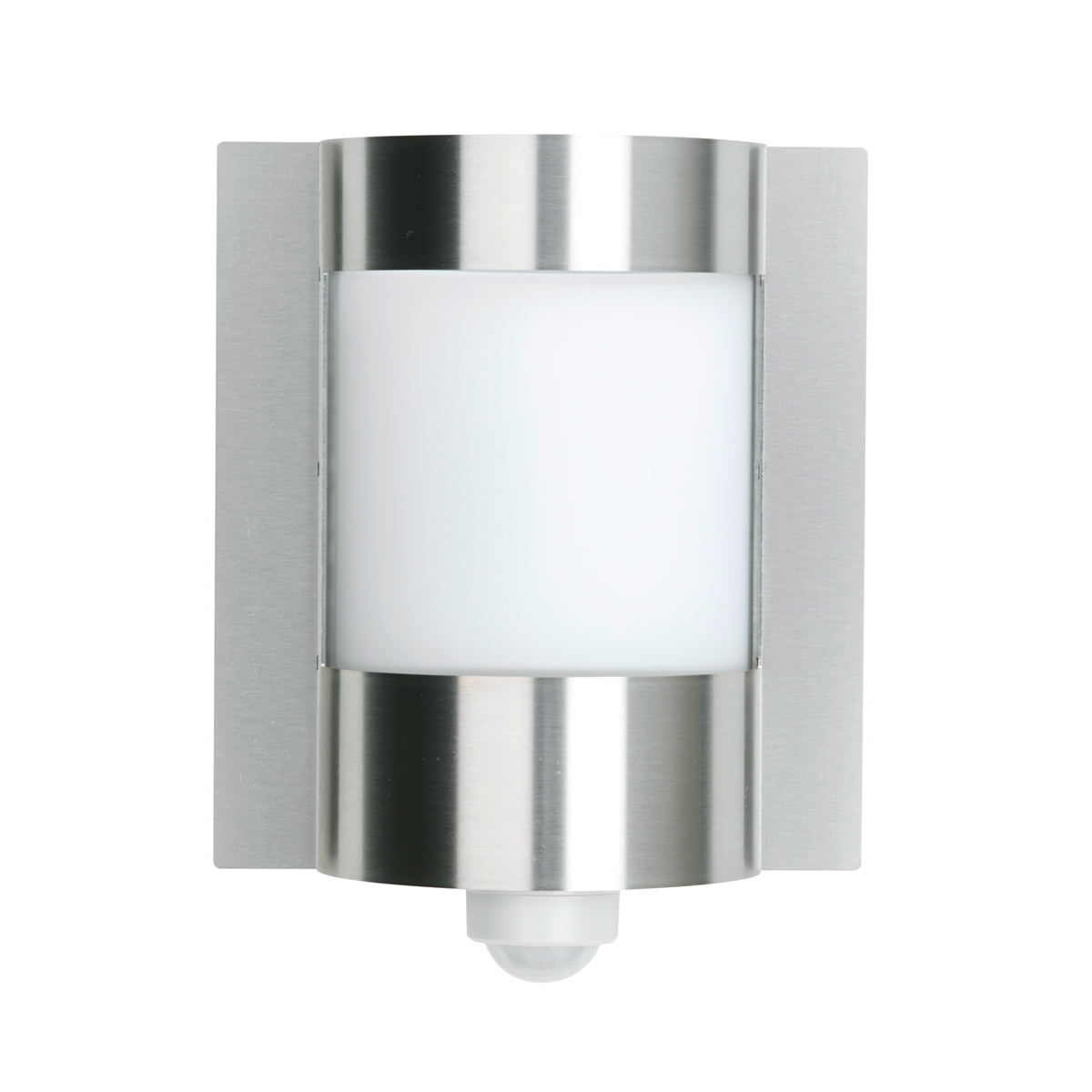 Stainless steel, with motion detector