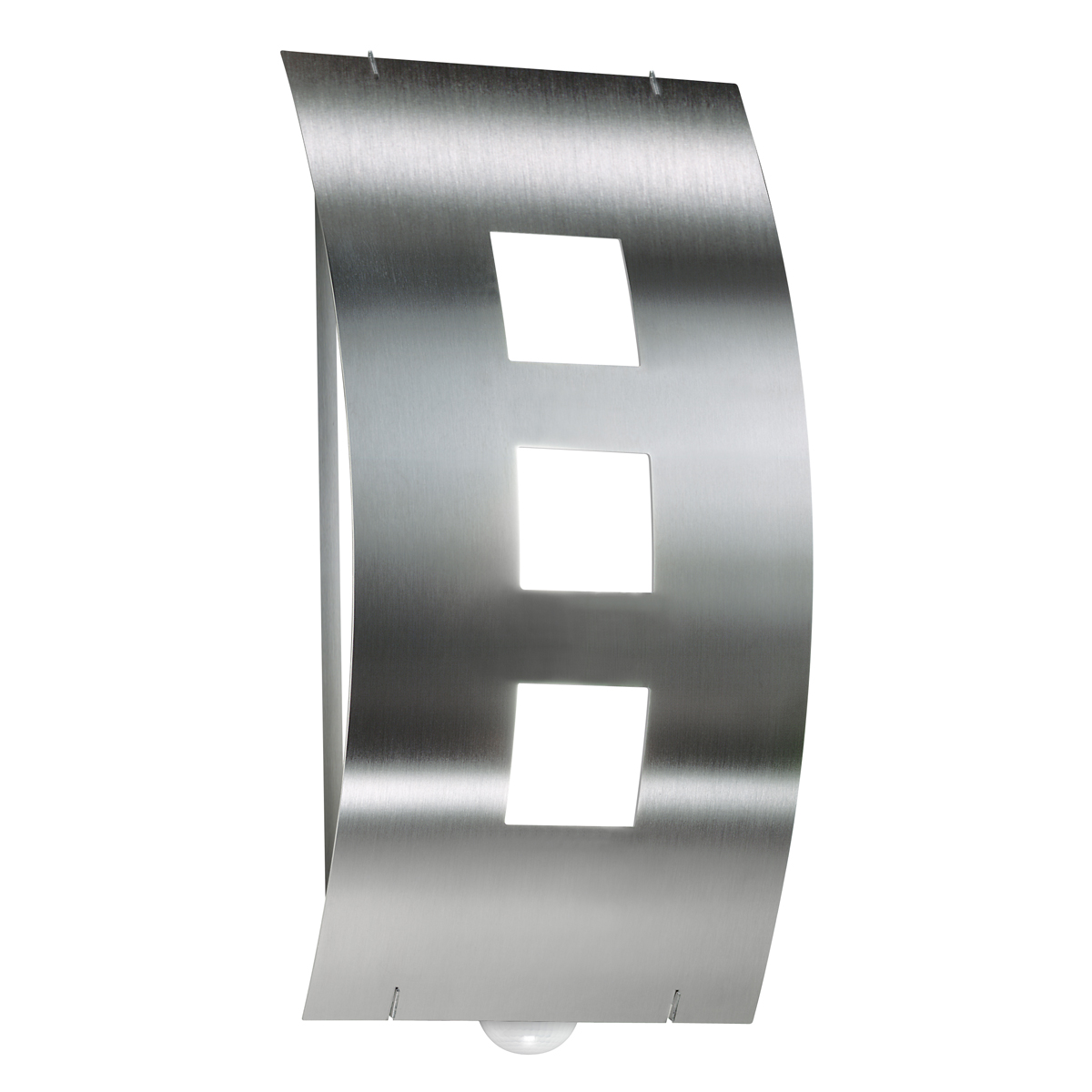 Stainless steel, with motion detector