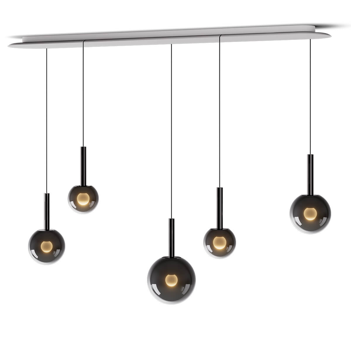 120-270 cm, dark chrome