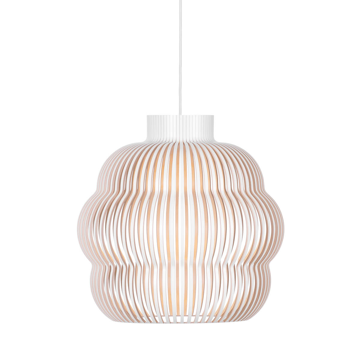 white laminated, cable: white