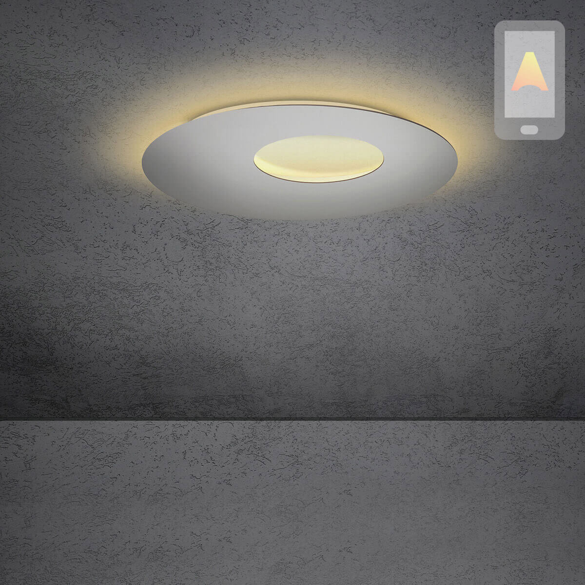 Blade Open LED Wand- / Deckenleuchte, Ø: 59 cm, mit Casambi-Modul