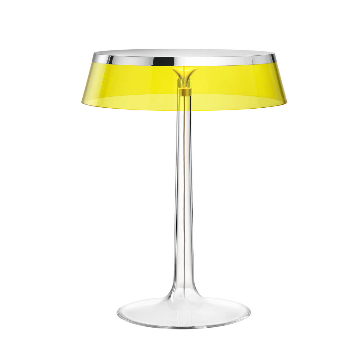Bon Jour table lamp, chrome, discontinued model