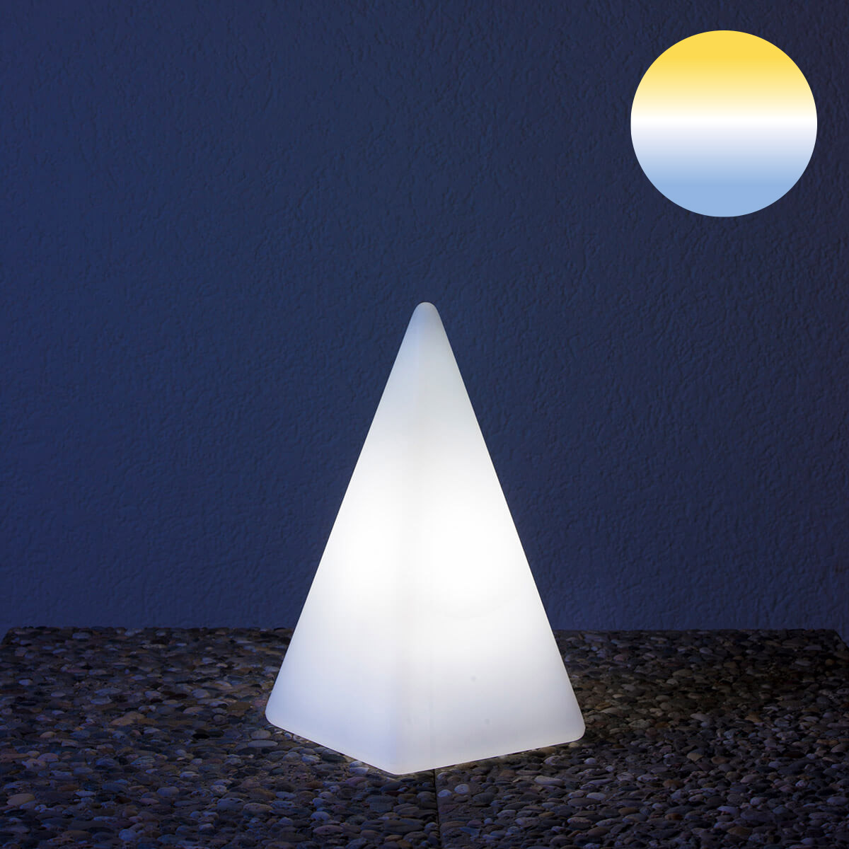 Pyramide CCT-LED Außenleuchte mit ZigBee