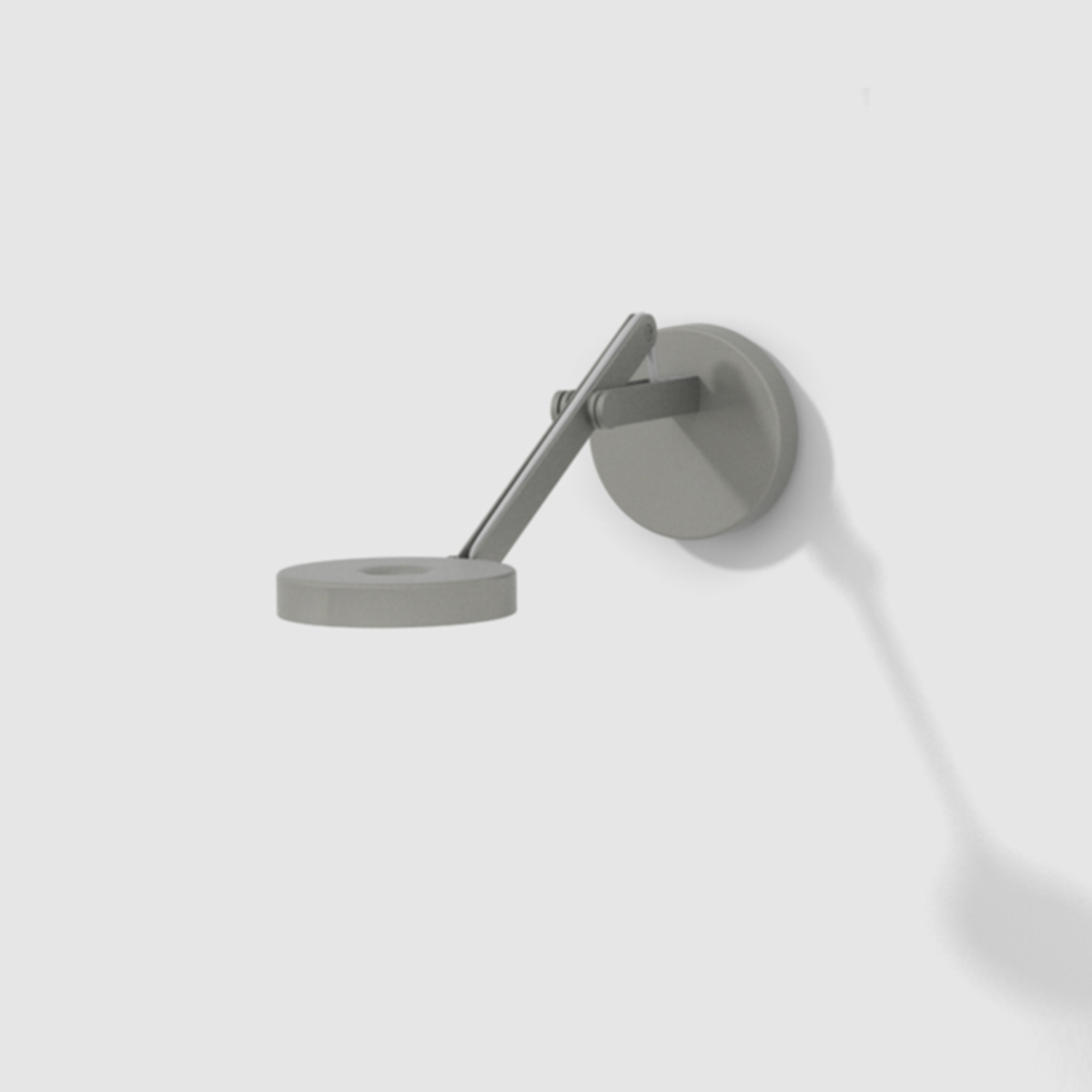 graphite, with silver-colored adjustment strap