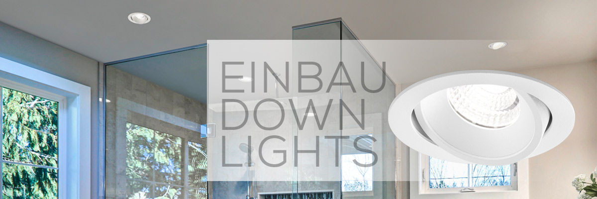 Kategoriebanner gewerbliche Einbaudownlights