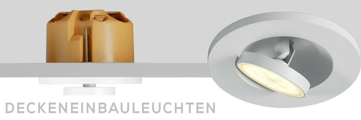 Kategoriebanner gewerbliche Deckeneinbaustrahler