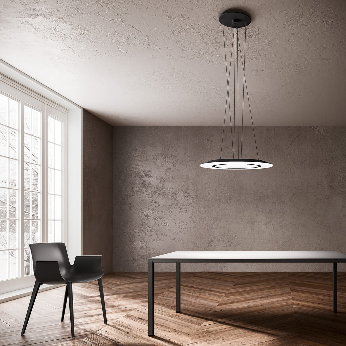 Lady B LED Pendelleuchte, Ø: 80 cm