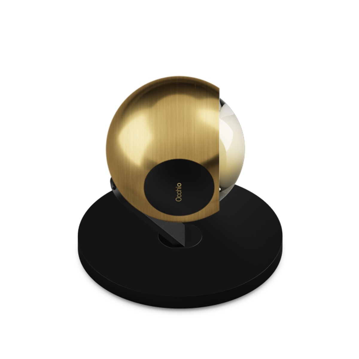 black matt, bronze head