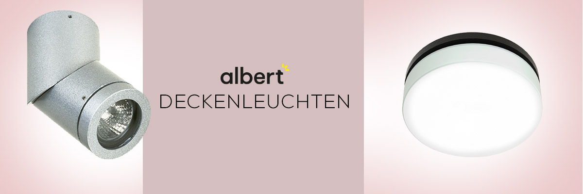 Kategoriebanner Marke Albert  Deckenleuchten