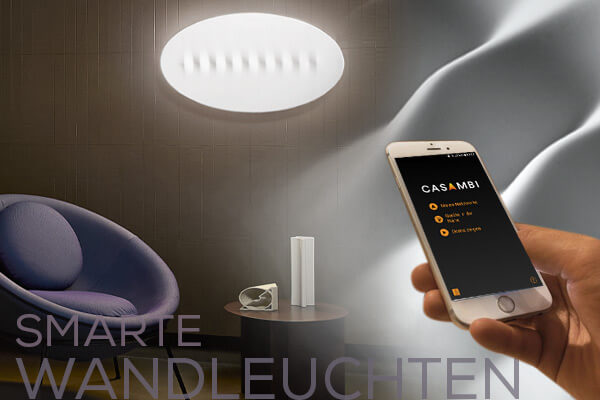 Kategoriebanner smarte Wandleuchten