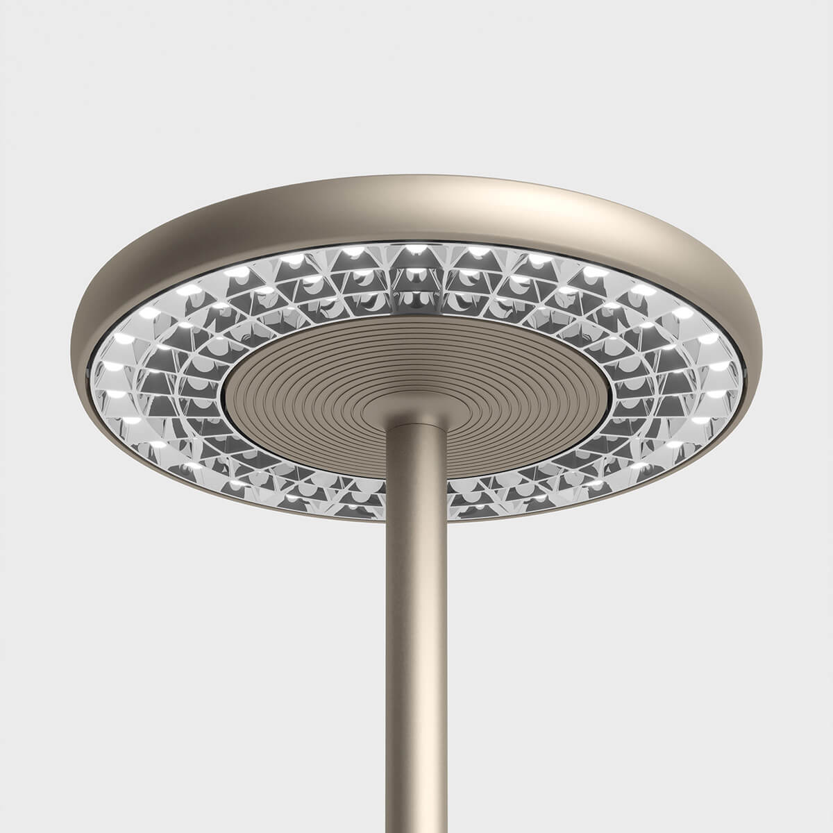 Struktur: Bronze matt, Raster: Chrom glänzend